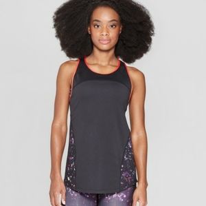 Women's c9 Champion Running Tank Top Black Print